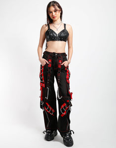 THE ROUGH PANT RED