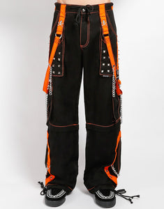 STEP CHAIN PANT ORANGE