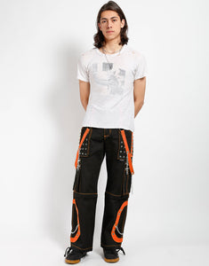 STEP CHAIN PANT ORANGE