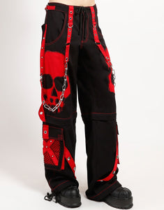 SCARE DARK STREET PANT RED