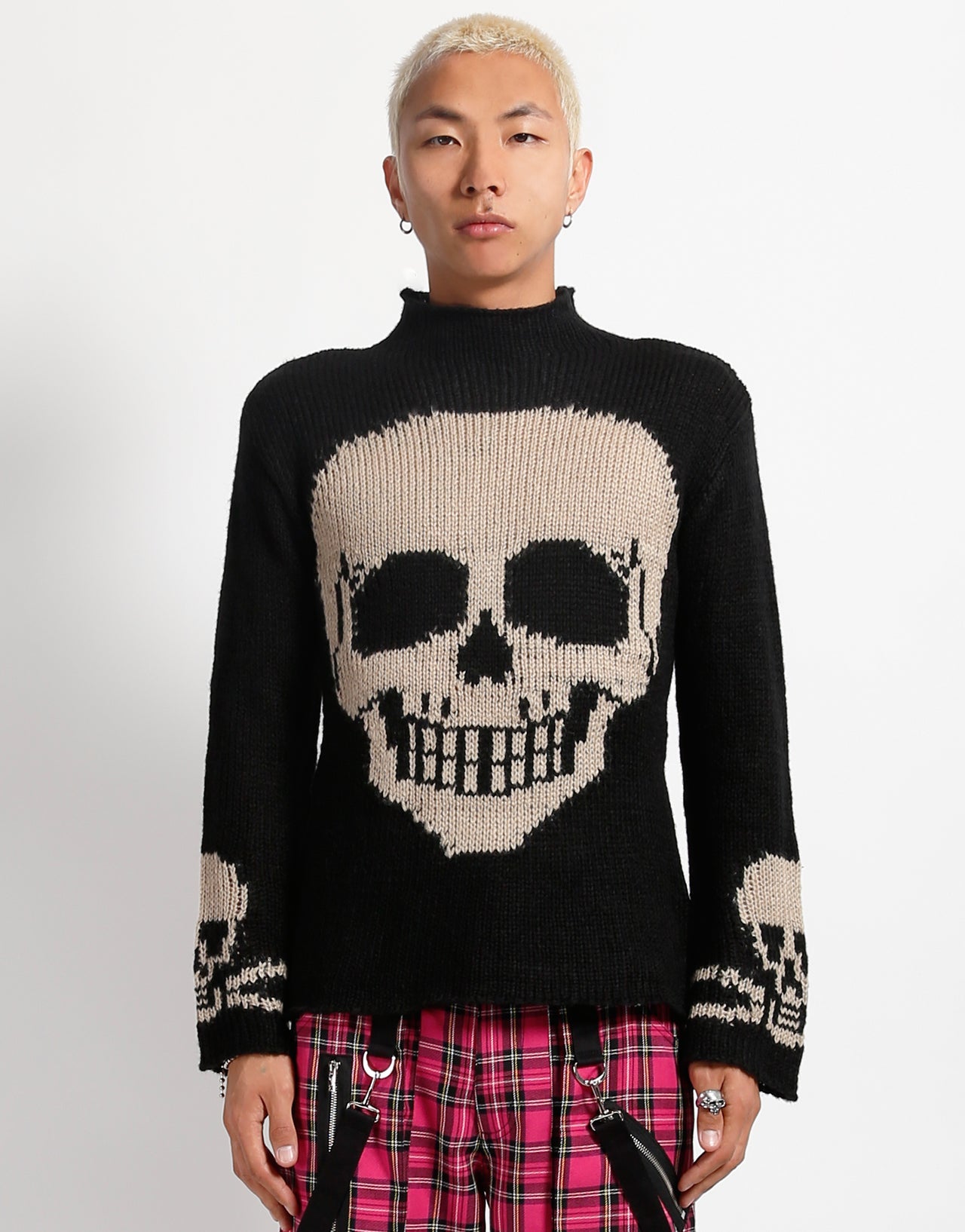 SKULL SWEATER IVORY SKULL