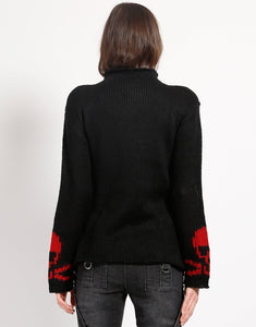 SKULL SWEATER RED SKULL