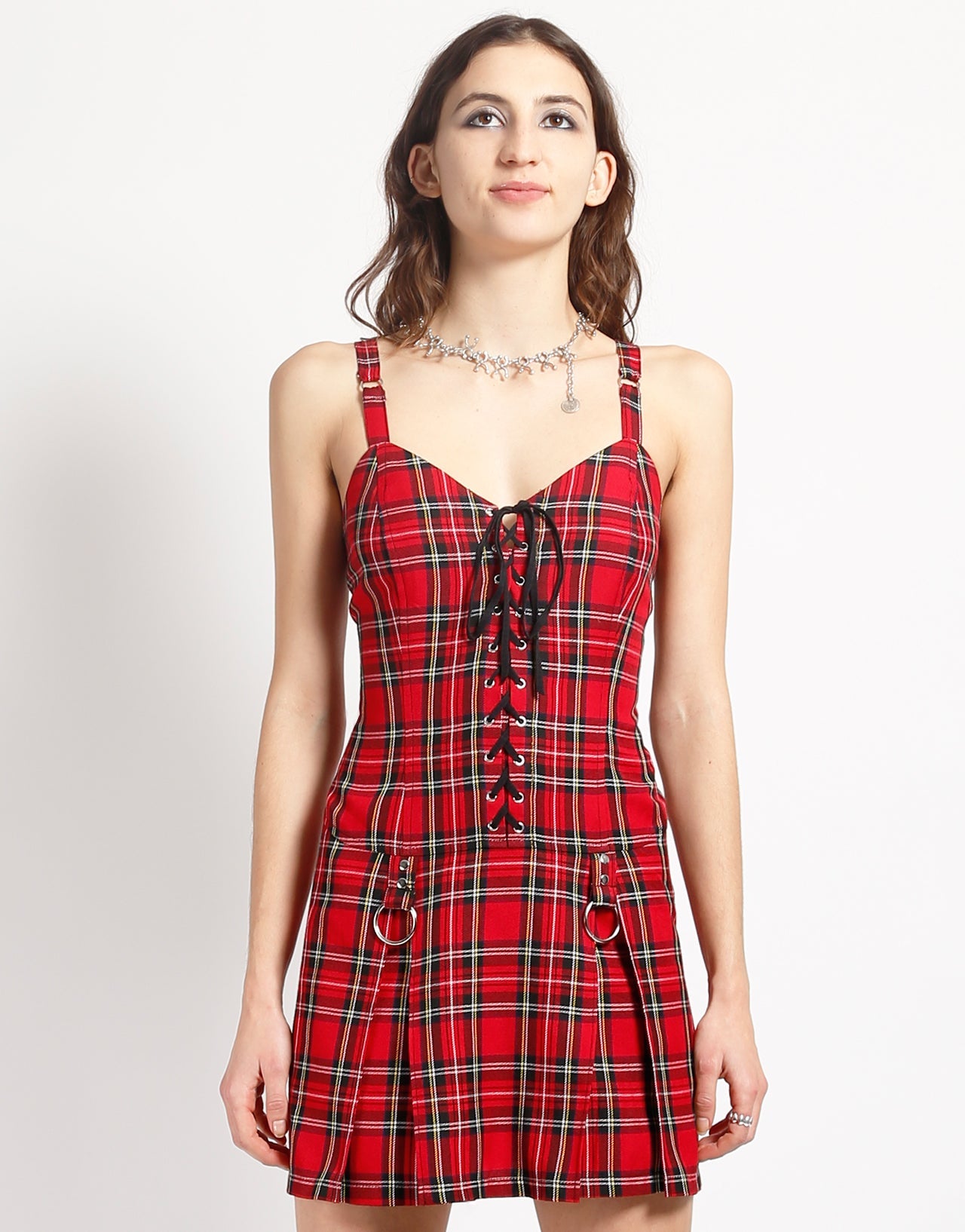 PLEATED LACE UP DRESS trashandvaudeville PLEATED LACE UP DRESS trashandvaudeville
