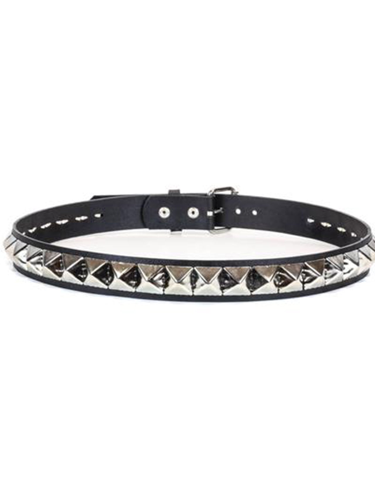 Single Pyramid Stud Belt