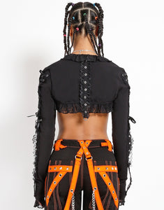 LOLITA SHRUG BLACK