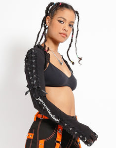 LOLITA SHRUG BLACK