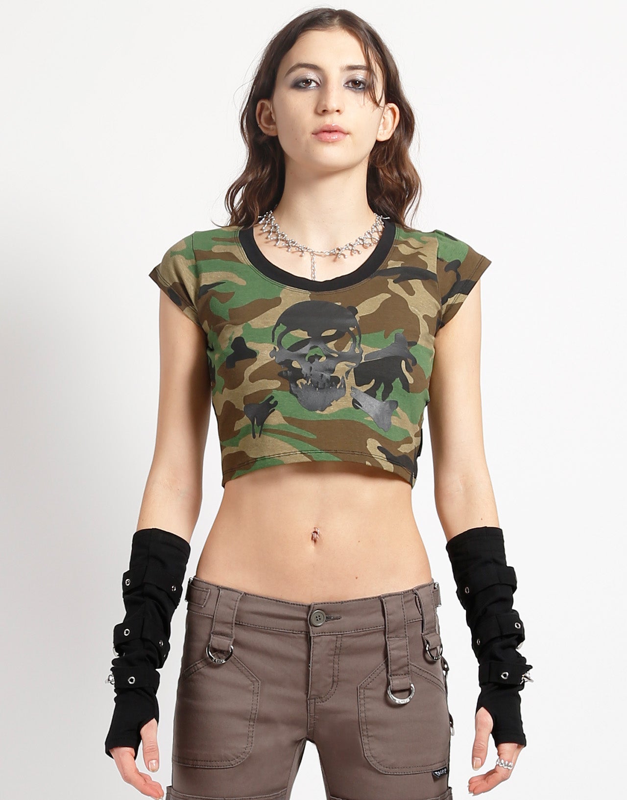 SUPER SKULL TEE CAMO