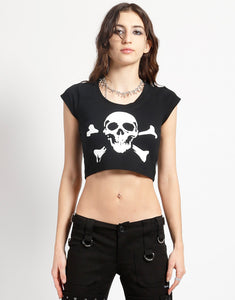 SUPER SKULL TEE BLACK