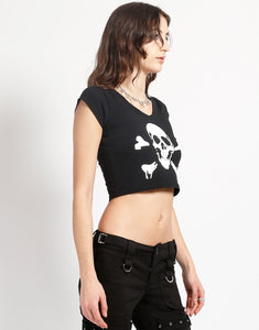 SUPER SKULL TEE BLACK