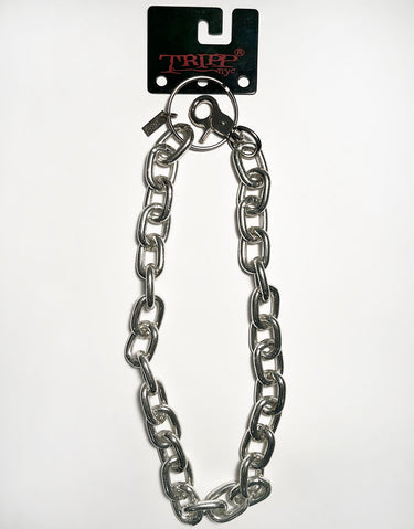 OVERSIZED WALLET CHAIN SILVER