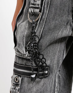 BRASS KNUCKLE KEYCHAIN