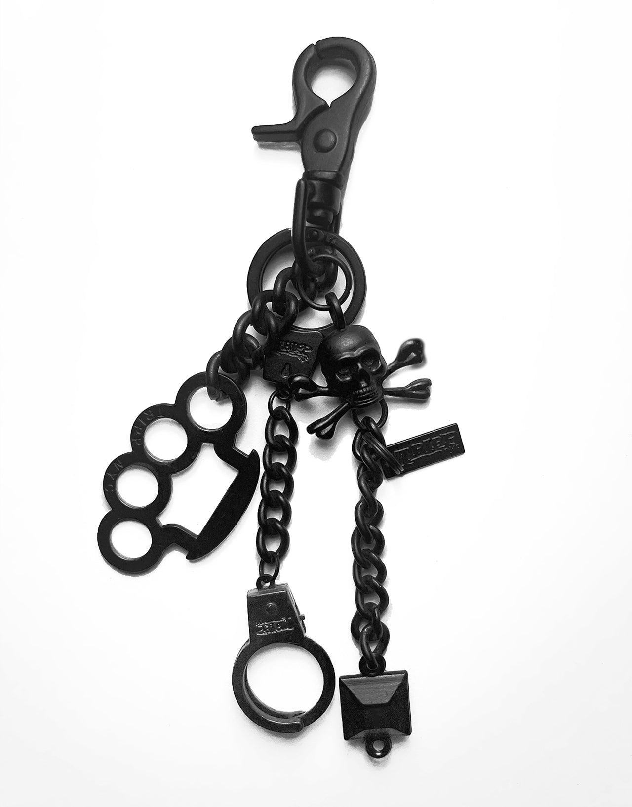 BRASS KNUCKLE KEYCHAIN