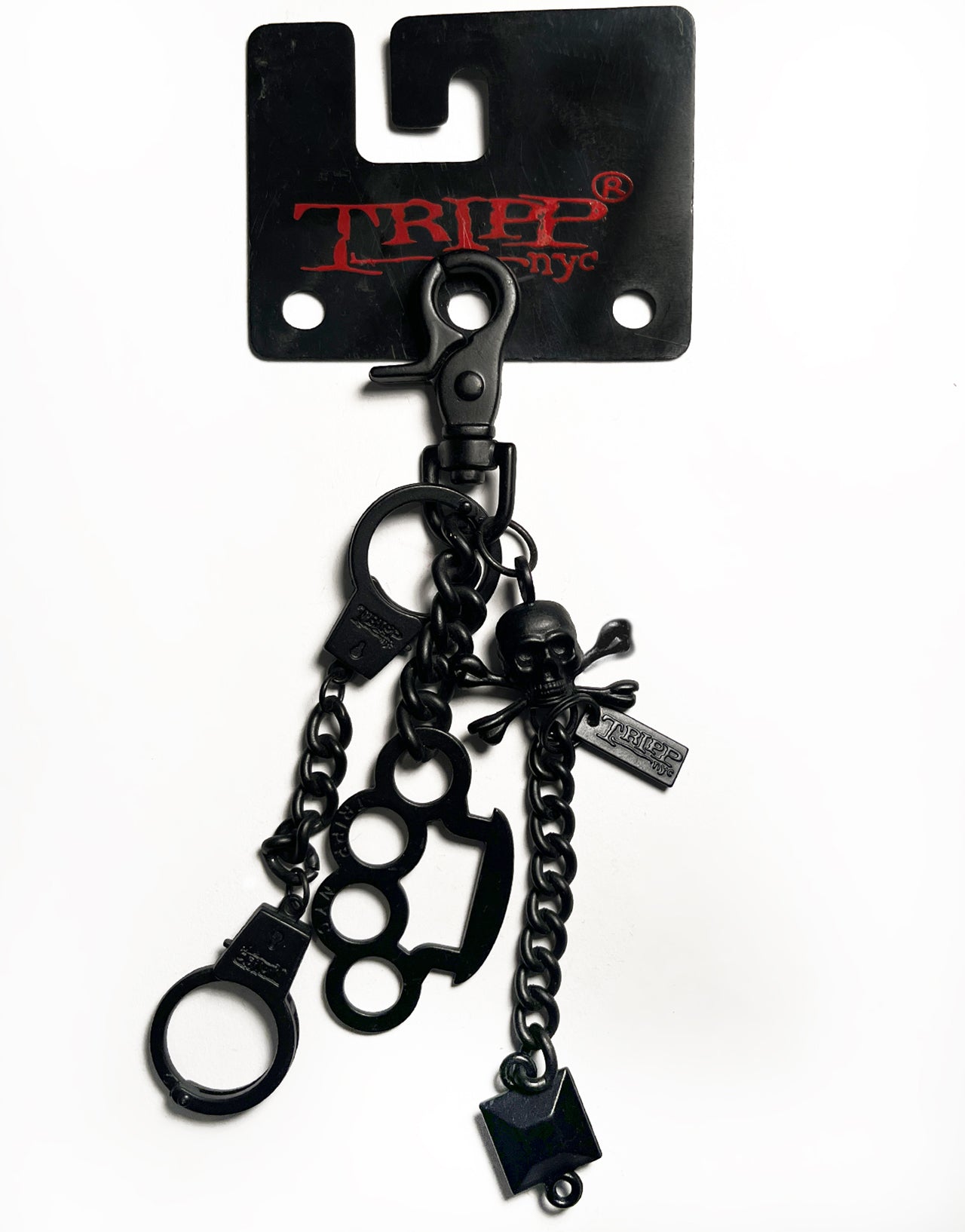 BRASS KNUCKLE KEYCHAIN
