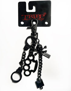 BRASS KNUCKLE KEYCHAIN