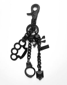BRASS KNUCKLE KEYCHAIN