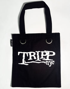 BIG WHITE SKULL LOGO TOTE