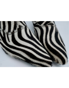 Zebra Cuban Boot