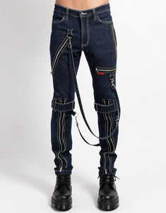 DENIM BONDAGE PANT