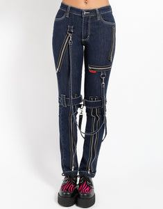 DENIM BONDAGE PANT