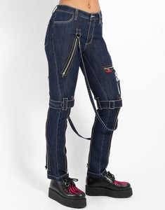 DENIM BONDAGE PANT