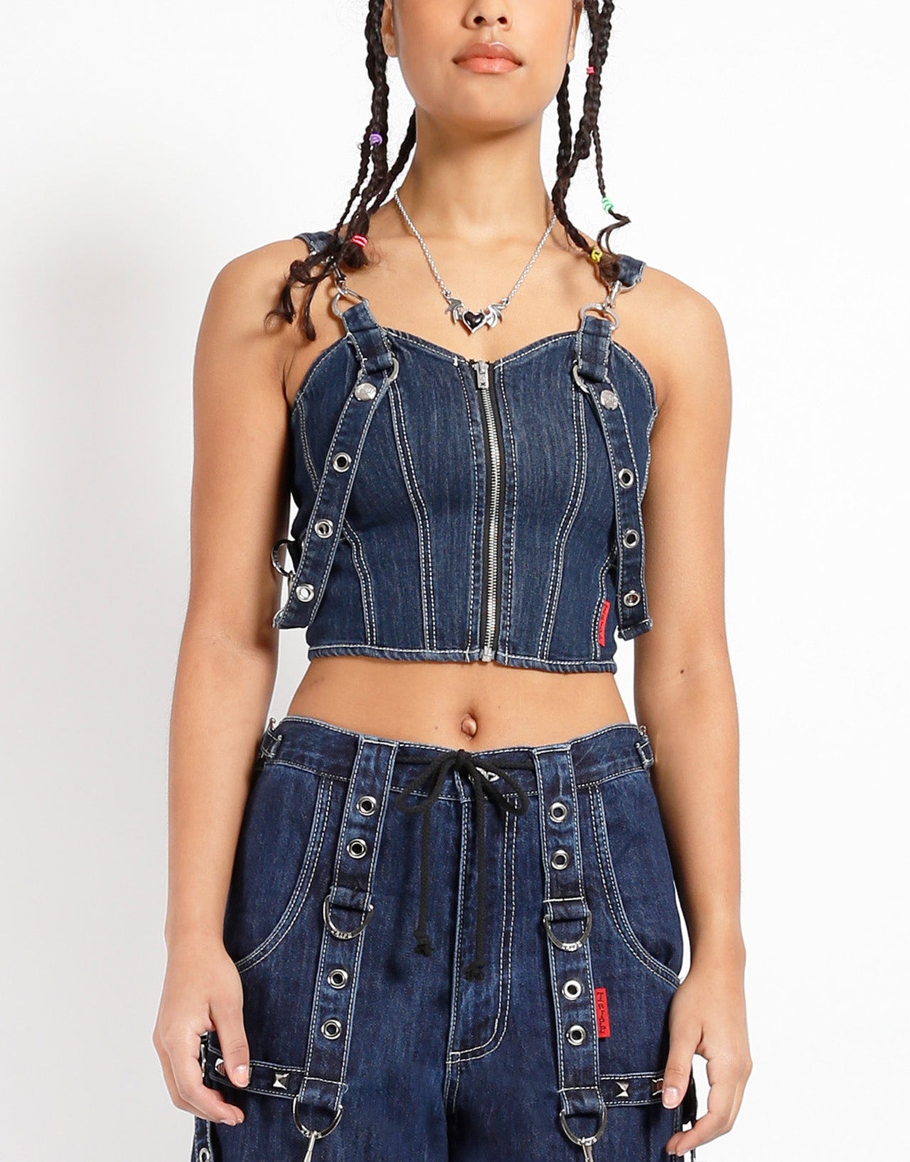 DENIM EVER READY CORSET