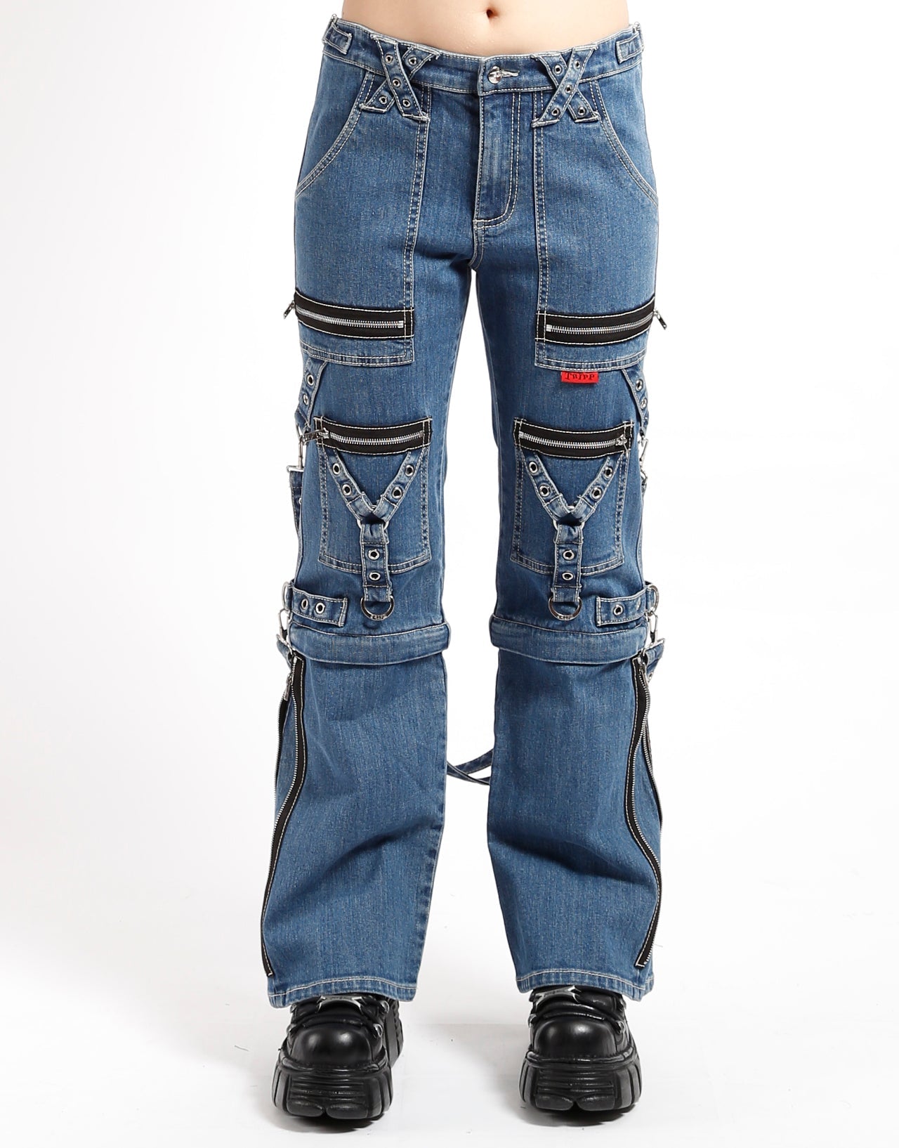 ZIP TO ZIP PANT LIGHT BLUE DENIM