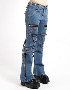 ZIP TO ZIP PANT LIGHT BLUE DENIM