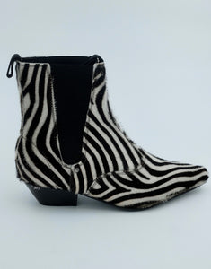 Zebra Cuban Boot