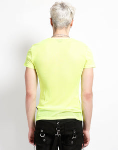 SHORT SLEEVE FISHNET LIME