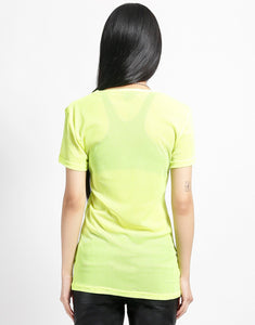 SHORT SLEEVE FISHNET LIME