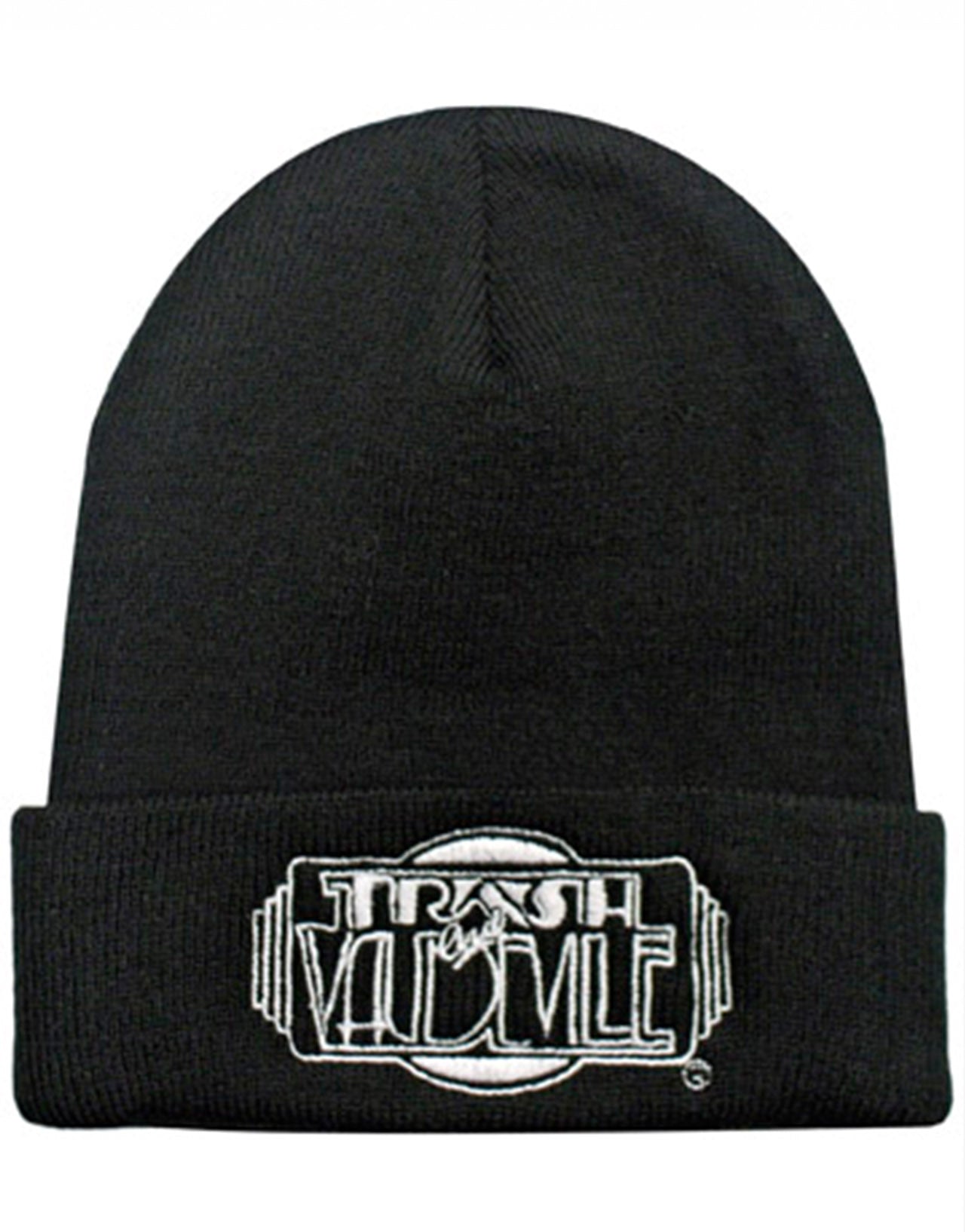 Trash & Vaudeville White Logo Beanie