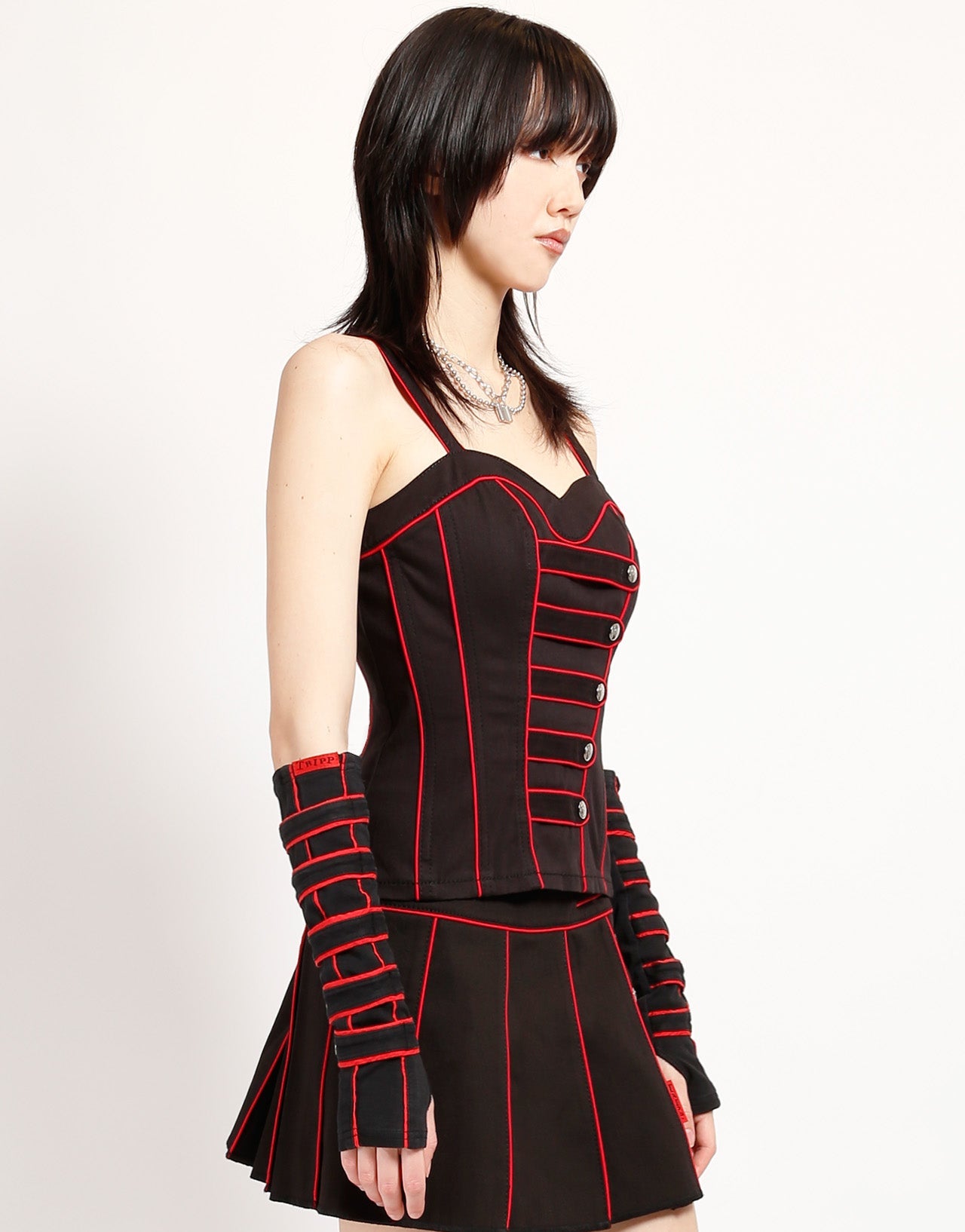 BAND CORSET RED