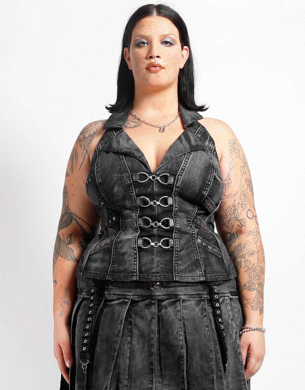 CURVE PEACE CORSET VEST – trashandvaudeville