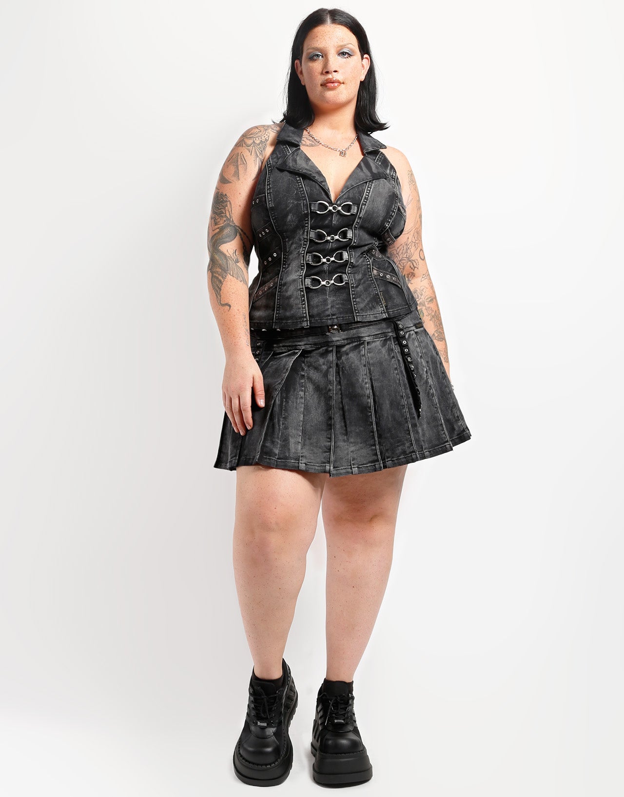 CURVE PEACE CORSET VEST – trashandvaudeville