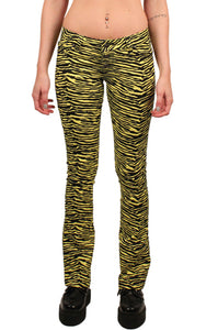 Bootcut Jeans Tiger Print