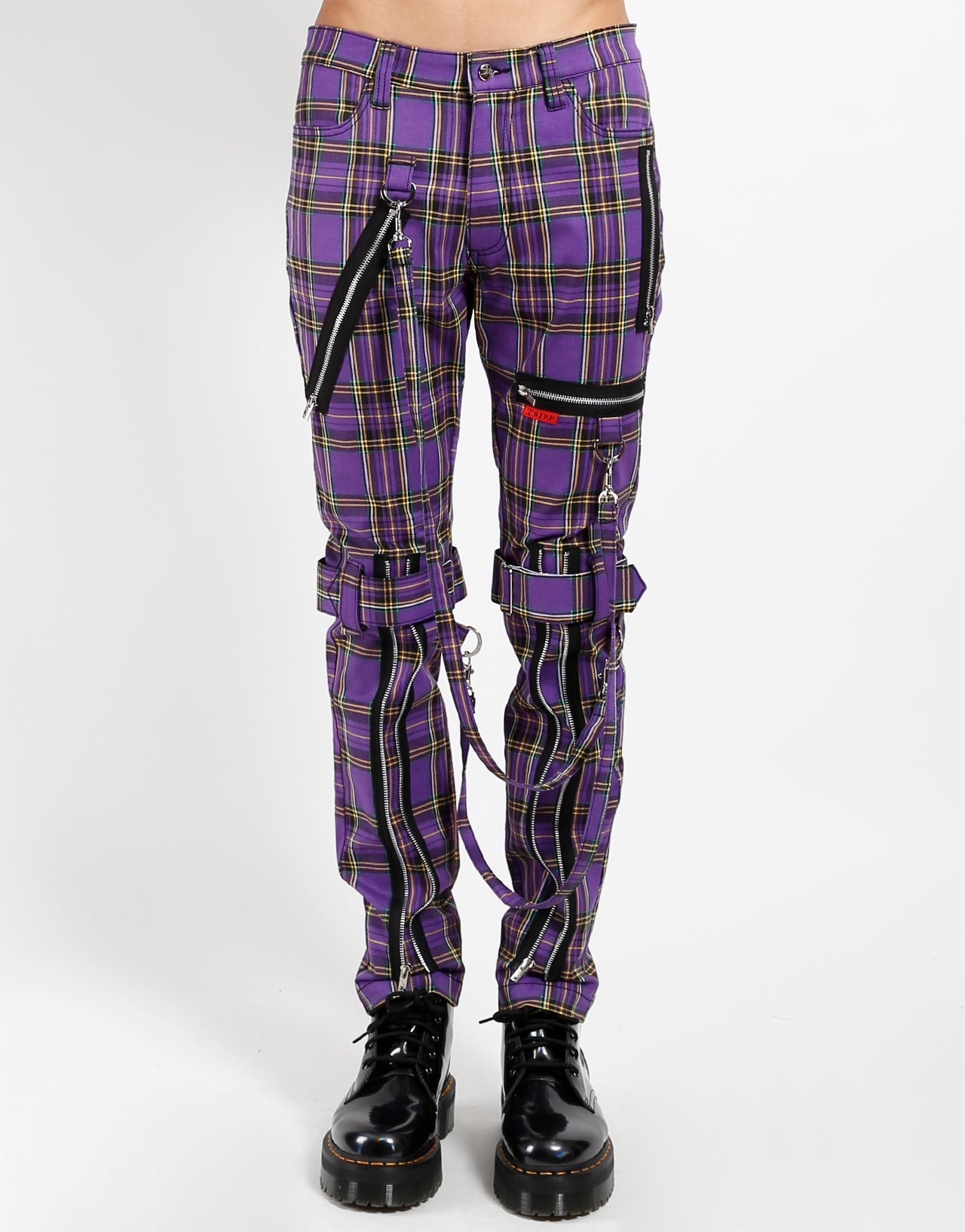 TRIPP NYC - BONDAGE PANT YELLOW PLAID