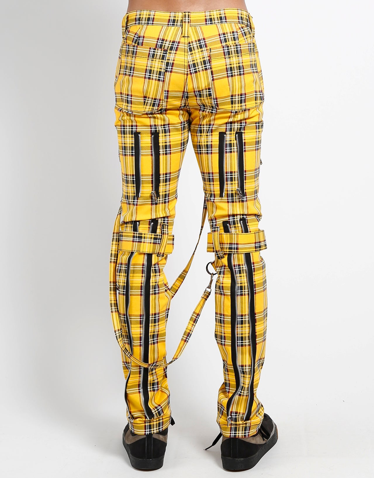 BONDAGE PANT YELLOW PLAID