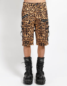 PUNK SHORT NAT LEOPARD