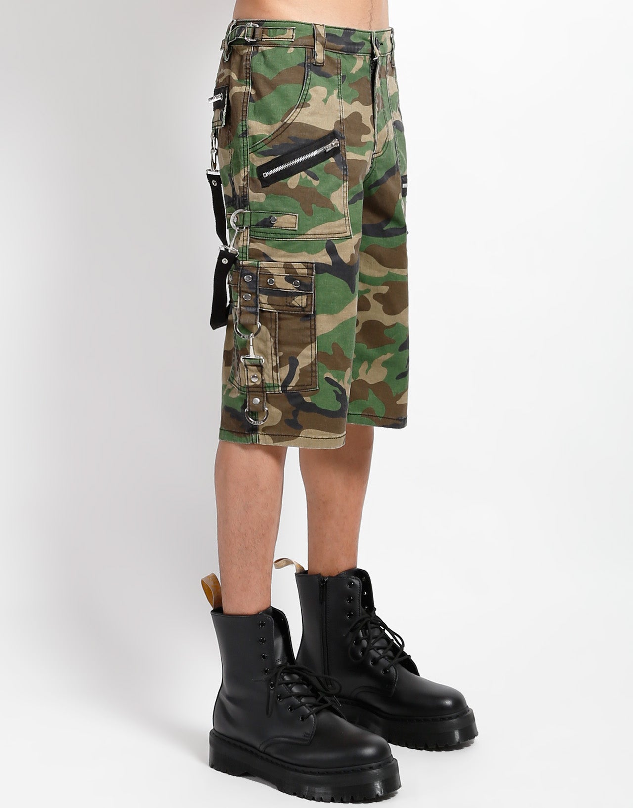 PUNK SHORT GREEN CAMO