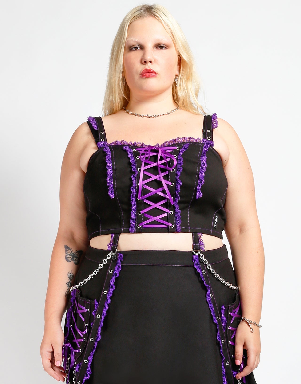 CURVE LOLITA CORSET PURPLE