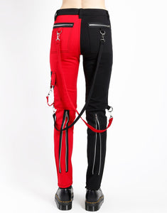 SPLIT LEG RAGE PANT RED