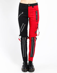 SPLIT LEG RAGE PANT RED