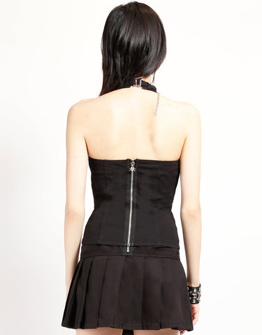 MARY CHAIN CORSET BLACK