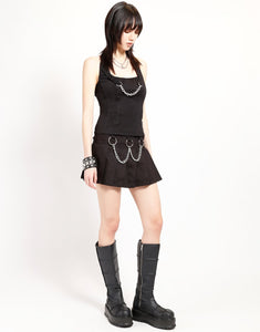 MARY CHAIN CORSET BLACK