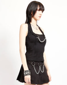 MARY CHAIN CORSET BLACK