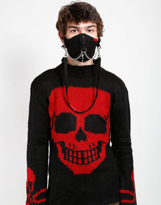 Spike & Chain Face Cover