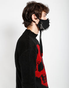Spike & Chain Face Cover