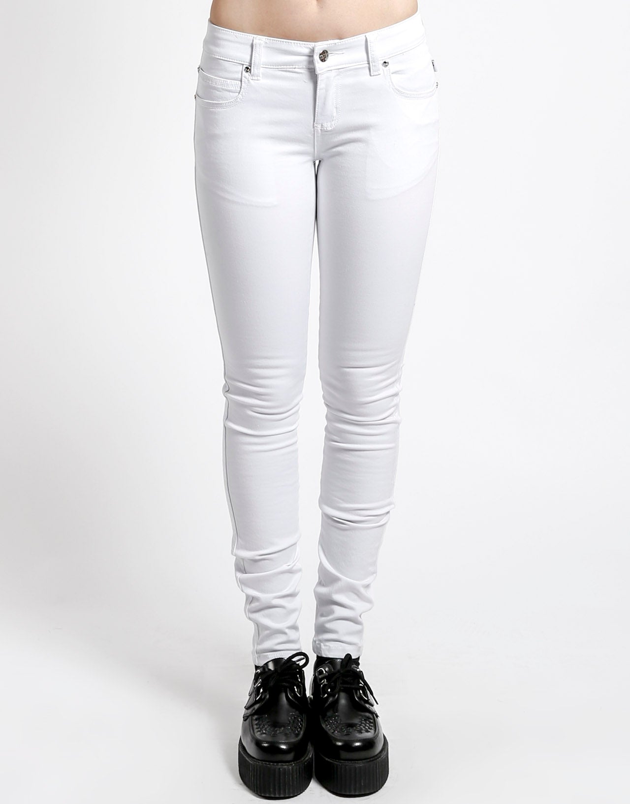 T Back Jeans WHITE