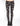 T Back Jeans Skull & Roses Print