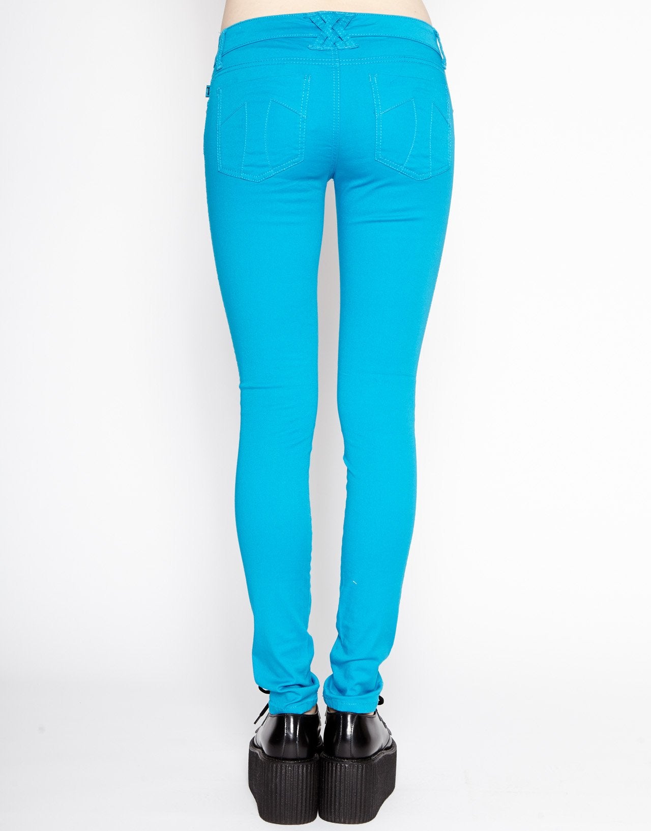 T BACK JEAN TURQUOISE